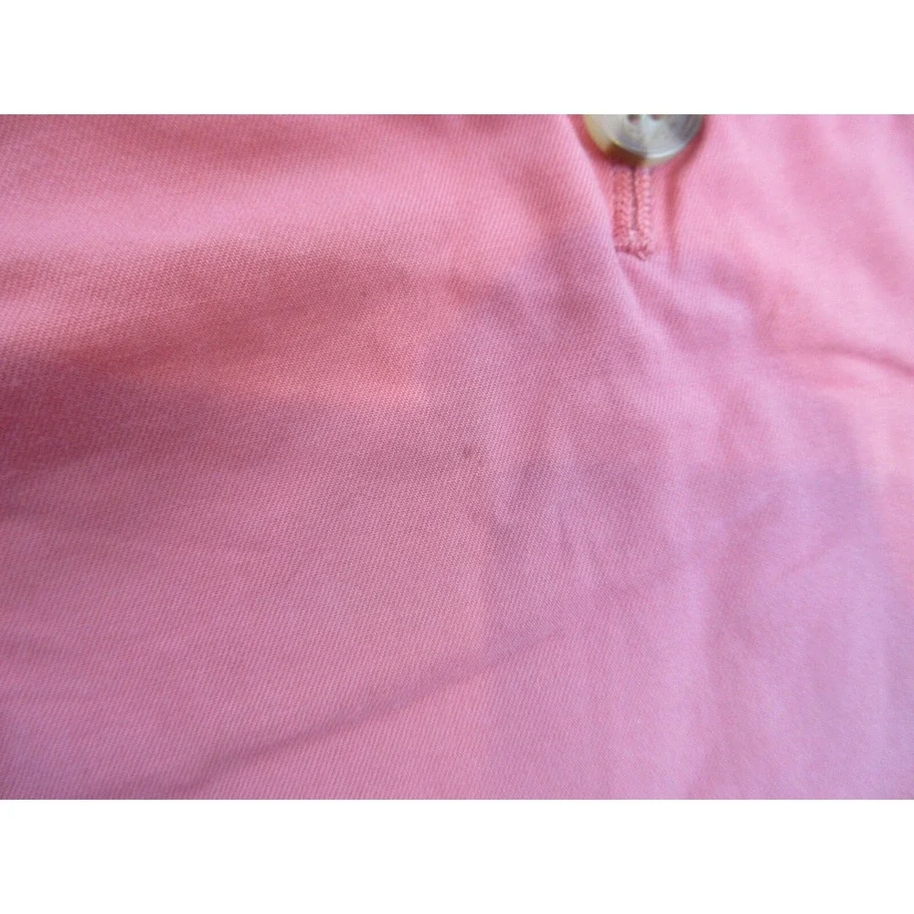Vineyard Vines Shorts Mens 28 Pink Whale Embroidered Breaker Chino 9 Inseam